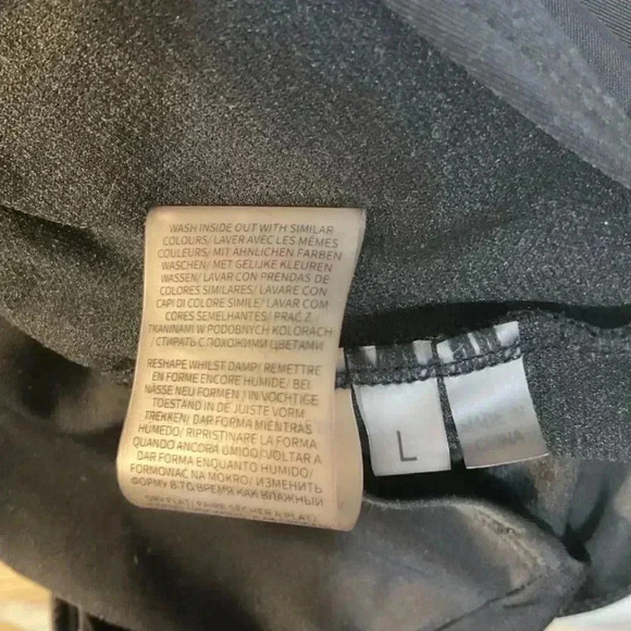 BRAVE SOUL LONDON ONE PIECE SWIM WEA BLACK SIZE LARGE - Picture 6 of 7